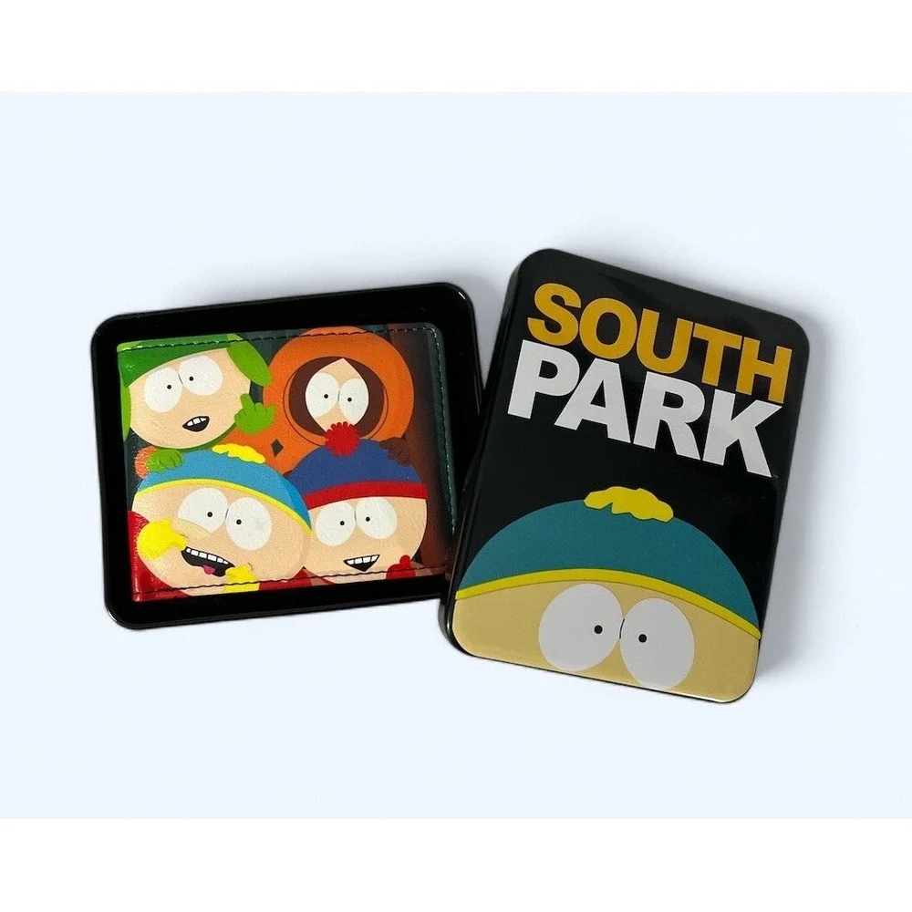 Comedy Central South Park Boy Group‎ Leather Bi-Fold Wallet Official Buckle Down